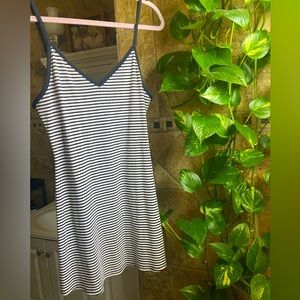 Black and White stripped dress